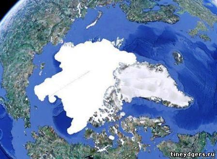 Северный полюс на карте (http://tineydgers.ru)